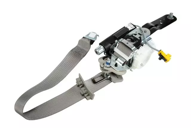 19181038 - : Belt Kit,P/Seat(Retr Si)(W/ Pre-Tensr) Titanium for Cadillac: Escalade, Escalade ESV, Escalade EXT | Chevrolet: Avalanche, Silverado 1500, Suburban 1500, Suburban 2500, Tahoe | GMC: Sierra 1500, Yukon, Yukon XL 1500, Yukon XL 2500 Image