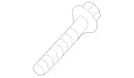 49906305 - Rear Axle: Cap Screw for Mercedes-Benz Image