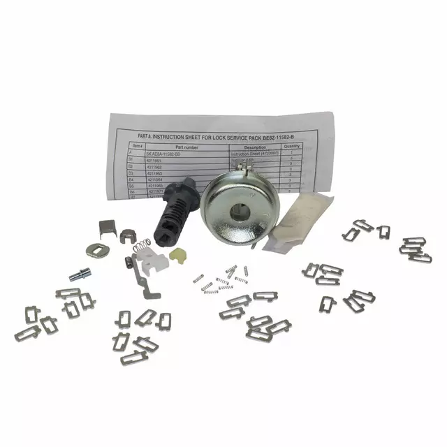 AE8Z11582D - : Ignition Lock Cylinder for Ford: Fiesta Image