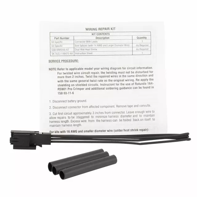 3U2Z14S411EXAB - : Wire Assembly for Ford Image