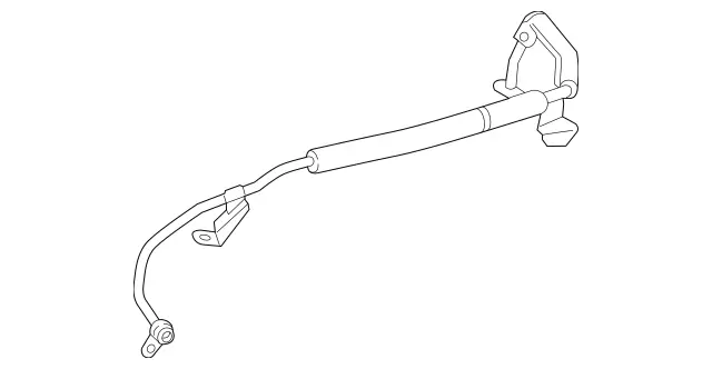 256180160064 - : Oil Line for Mercedes-Benz Image