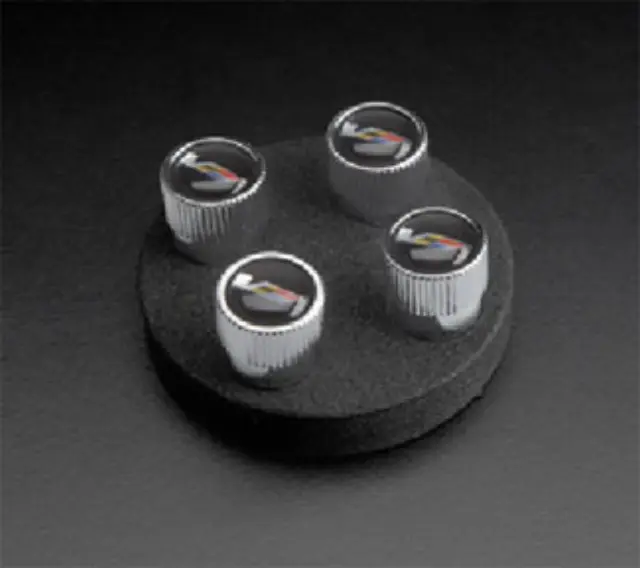 22914361 - Wheels: Valve Cap, Set Of 4 for Cadillac: ATS, CTS Image