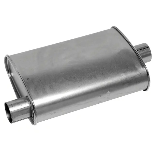 17613 - : Installer Turbo Universal Exhaust Muffler 2.25" Inlet (ID) 2.25" Outlet (ID) for Walker Exhaust Image