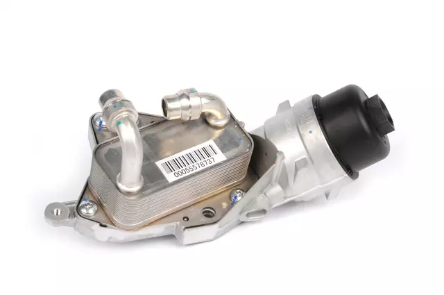 Engine Oil Filter Housing with Filter, Cooler, Cap, and Cap Seal (O-Ring) - GM (55578737)