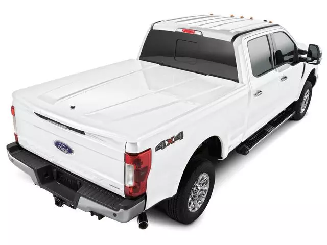 VHC3Z99501A42AK - Exterior: Tonneau Cover Hard 1pc By Undercover for Ford: E-350 Super Duty, E-450 Super Duty, F-250 Super Duty, F-350 Super Duty, F-450 Super Duty, F-550 Super Duty Image