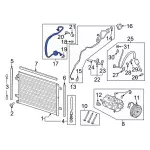 LC3Z19867DD - HVAC: Suction Line for Ford: F-250 Super Duty, F-350 Super Duty Image
