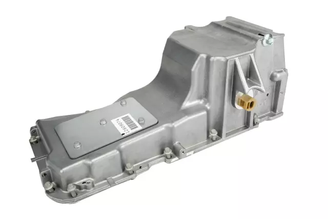 12609074 - Engine: Oil Pan for Cadillac: Escalade, Escalade ESV, Escalade EXT | Chevrolet: Avalanche, Express 1500, Express 2500, Express 3500, Express 4500, Silverado 1500, Silverado 2500 HD, Silverado 3500 HD, Suburban 1500, Suburban 2500, Tahoe | GMC: Savana 1500, Savana 2500, Savana 3500, Savana 4500, Sierra 1500, Sierra 2500 HD, Sierra 3500 HD, Yukon, Yukon XL 1500, Yukon XL 2500 Image