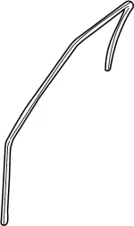 769216J000 - : Weatherstrip for INFINITI: G20 Image