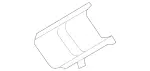 2118301303 - Heating and Ventilation: Housing for Mercedes-Benz: CLS500, CLS55 AMG, CLS550, CLS63 AMG, E320, E500, E55 AMG Image