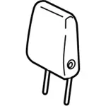 JL7Z78611A09AK - Body: Headrest, Outer for Ford Image