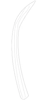 2207201178 - Front Doors: Sealing Frame for Mercedes-Benz: S430, S55 AMG Image