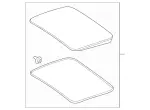 2577800300 - : Sunroof Glass for Mercedes-Benz Image