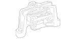 2462402617 - Engine Suspension: Engine Mount for Mercedes-Benz Image