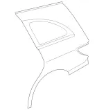 2516301007 - : Quarter Panel for Mercedes-Benz Image