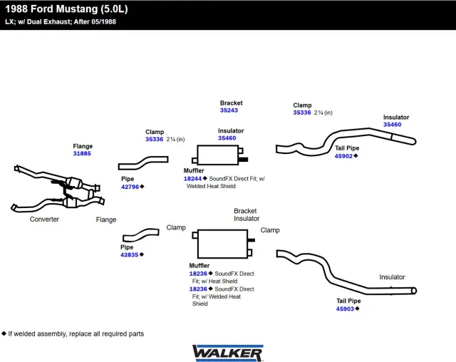 35243 - Engines &amp; Components: Exhaust Bracket for Walker Exhaust Image