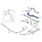 ML3Z18B402A - Cooling System: Water Pipe for Ford Image