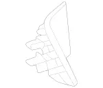 2476809301 - Instrument Panel/Center Console/Linings: Trim Strip for Mercedes-Benz: EQB 250+, EQB 300, EQB 350, GLB250, GLB35 AMG Image