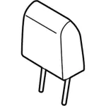 EU5Z78611A08AG - Body: Headrest for Lincoln: MKC Image