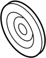 11929AL50A - Electrical: Pulley Assembly Cover for Infiniti Image