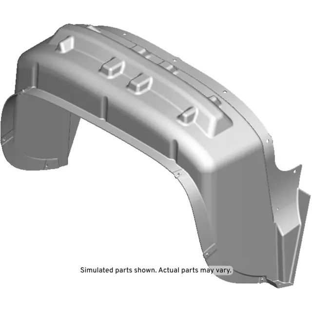 10384444 - Body: Wheel Housing Side Panel for Chevrolet: Silverado 1500, Silverado 2500 HD, Silverado 3500 HD | GMC: Sierra 1500, Sierra 2500 HD, Sierra 3500 HD Image