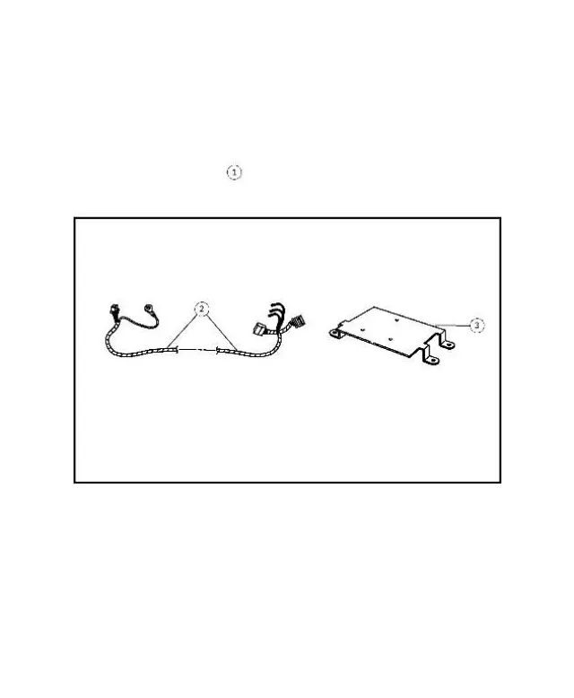 Satelite Receiver Install Kit - Mopar (82210431)