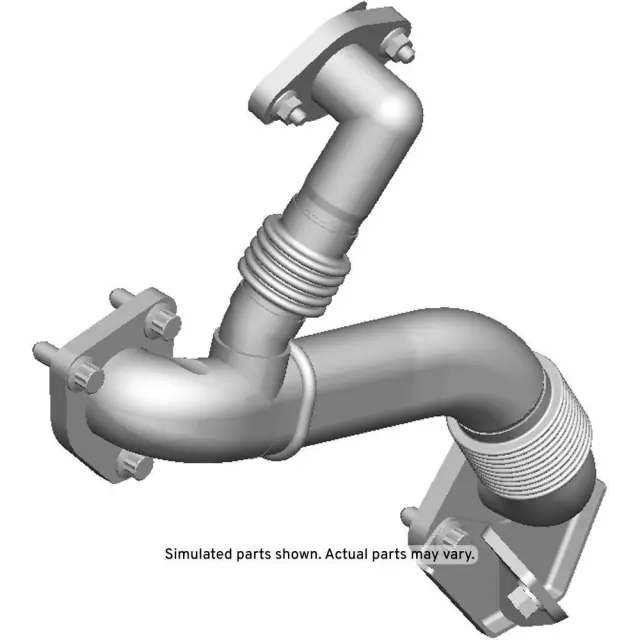 97246389 - : Passenger Side Exhaust Turbocharger Inlet Pipe for GM Image