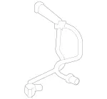 2055011225 - Radiator: Bleed Line for Mercedes-Benz Image