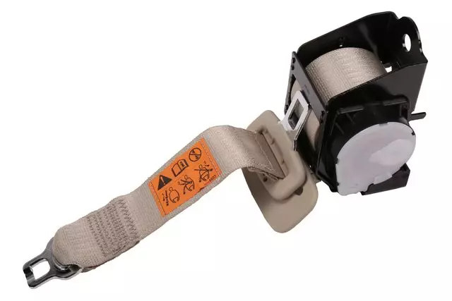 19303925 - : Light Neutral Rear Center Seat Belt with Retractor for GM Image