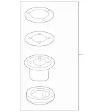 1663260567 - : Parts Kit, Spr Retainer for Mercedes-Benz Image