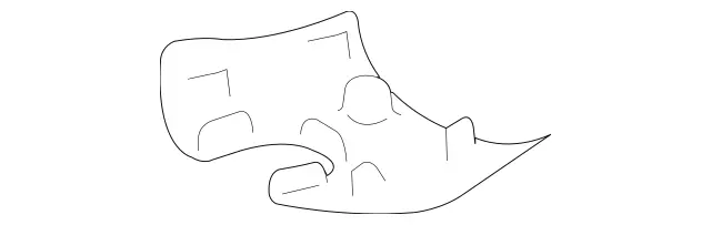 21981101078J12 - Body: Mirror Inside Cap for Mercedes-Benz Image