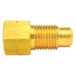BLF31C - : Brass Adapter, Female(3/8-24 Inverted), Male(M10x1.0 Bubble), 1/card for AGS Image