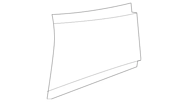 21972705283C99 - Body: Trim Cover for Mercedes-Benz Image