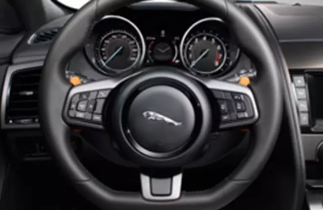 T2R17000PVJ - Interior: Sports Steering Wheel, Leather, Phone for Jaguar: F-Type Image