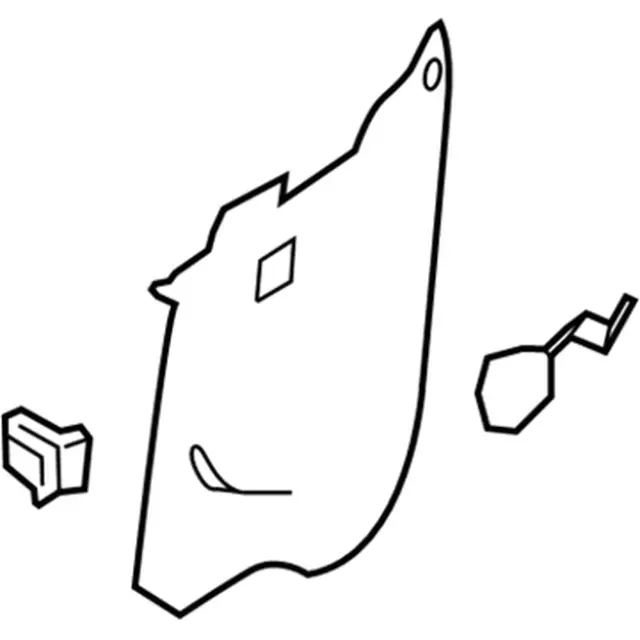 BA8Z7431005AA - Body: Front Trim for Ford: Flex Image