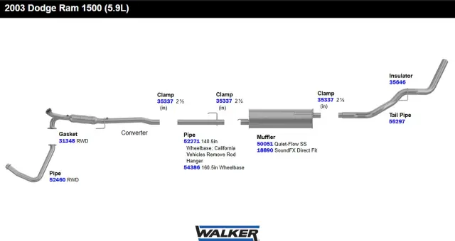 35646 - : Exhaust System Hanger Insulator for Walker Exhaust Image