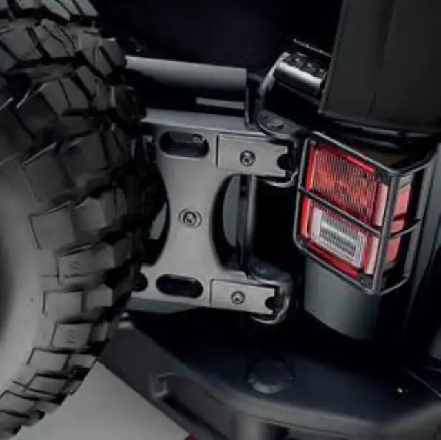 82214770AC - Carriers &amp; Cargo Hauling Accessories: Tailgate Hinge Reinforcement System for Mopar Image