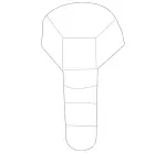 1639841029 - Rear Seat Bench: Screw for Mercedes-Benz Image