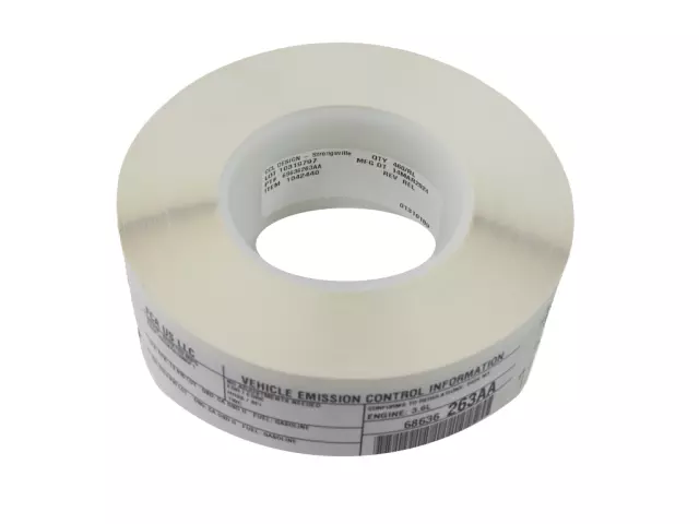 68636263AA - Labels: Vehicle Emission Control Information Label for Mopar Image