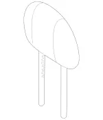 17097001501A87 - Body: Headrest for Mercedes-Benz Image