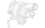 1330900280 - : Turbocharger for Mercedes-Benz Image