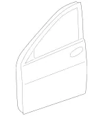 2517200705 - Front Doors: Driver Door for Mercedes-Benz: R320, R350, R500 Image