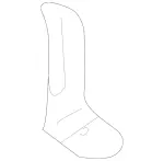 2038203914 - Heating and Ventilation: Holder for Mercedes-Benz Image