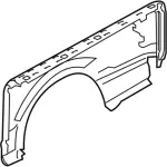 HC3Z9827840C - Body: Side Panel for Ford: F-250 Super Duty, F-350 Super Duty, F-450 Super Duty Image