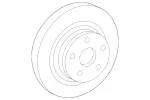 2304231412 - : Brake Disc for Mercedes-Benz Image