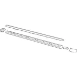 8L2Z16451BB - Body: Step Bar Assembly for Ford: Explorer | Mercury: Mountaineer Image