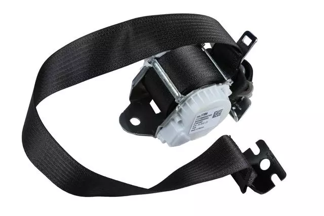 19330748 - : Part# 19330748 Cocoa Rear Driver Side Seat Belt with Retractor for Chevrolet: Silverado 2500 HD, Silverado 3500 HD | GMC: Sierra 2500 HD, Sierra 3500 HD Image