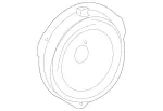 2129067000 - Electrical System: Speaker for Mercedes-Benz Image