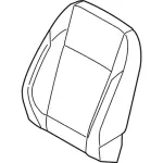 JJ5Z7864416CB - : 2018 Ford Seat Back Cover for Ford: C-Max, Escape Image