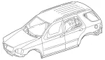1636000107 - Body: Body Assembly for Mercedes-Benz Image