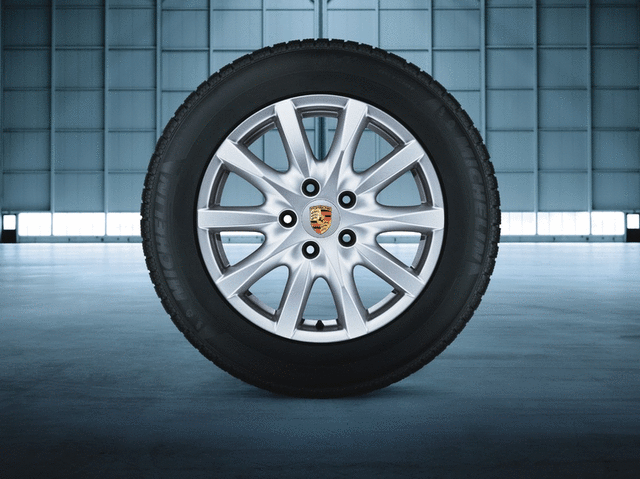95804460066 - Wheels: 18-Inch Cayenne Winter Wheel-And-Tire Set for Porsche: Cayenne Image